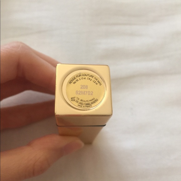 Brand new YSL Rouge Pur Couture The Mats 3.8g+a Bonus makeup brushese bag - Picture 4 of 6